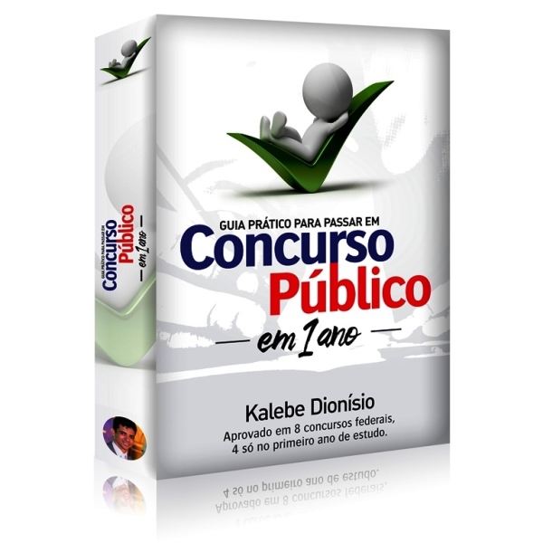 capa do guia prático para passar em concurso público em 1 ano - kalebe dionísio